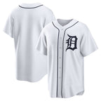 Detroit Tigers White AmberGomez Home Replica Team Jersey