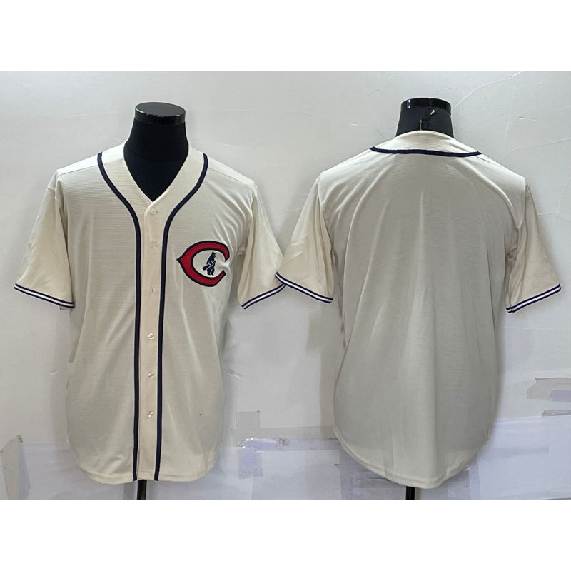 Chicago Cubs Blank Cream AmberGomez Turn Back the Clock Stitched Cooperstown Collection Jersey
