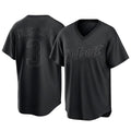 Detroit Tigers #3 Alan Trammell Player Black AmberGomez T-shirt Home Game Stitched Jerseys
