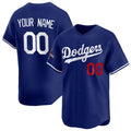 Cuatom Los Angeles Dodgers Active Player Royal AmberGomez 2024 World Series Champions Alternate Limited Stitched Jersey
