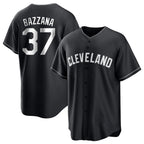 Cleveland Guardians #37 Travis Bazzana Player Black AmberGomez Home Game Stitched Jerseys
