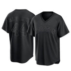 Houston Astros #44 Yordan Alvarez Player Black AmberGomez Fashion T-shirt Home Game Stitched Jerseys
