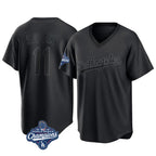 Los Angeles Dodgers #11 Roki Sasaki Player Black AmberGomez World Series Meet Pitch Fashion T-shirt Stitched Jerseys
