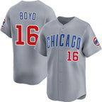Chicago Cubs #16 Matthew Boyd Grey AmberGomez Limited Stitched Jersey