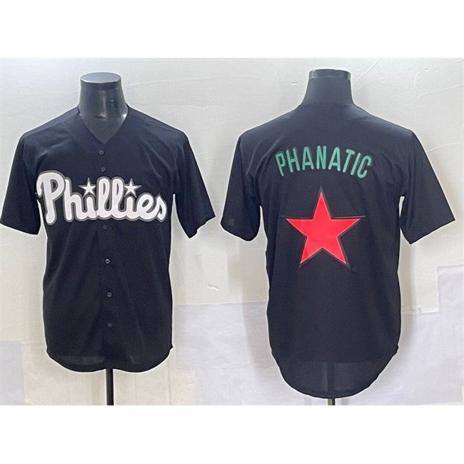 Philadelphia Phillies Phanatic Black AmberGomez Lights Out Limited Stitched Jersey