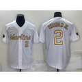 Miami Marlins #2 Jazz Chisholm Jr Number White AmberGomez 2022 All Star Stitched Cool Base Jersey