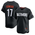 Baltimore Orioles #17 Colton Cowser Player Black AmberGomez City Connect Limited Home Game Stitched Jerseys