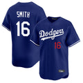 Los Angeles Dodgers #16 Will Smith Player Royal AmberGomez Limited Home Stitched Jerseys