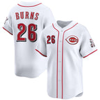 Cincinnati Reds #26 Chase Burns White AmberGomez Home Limited Stitched Jersey