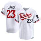 Minnesota Twins #23 Royce Lewis White AmberGomez Home Limited Player Jersey