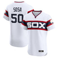 Chicago White Sox #50 Lenyn Sosa Player White AmberGomez T-shirt Limited Elite Home Stitched Jerseys