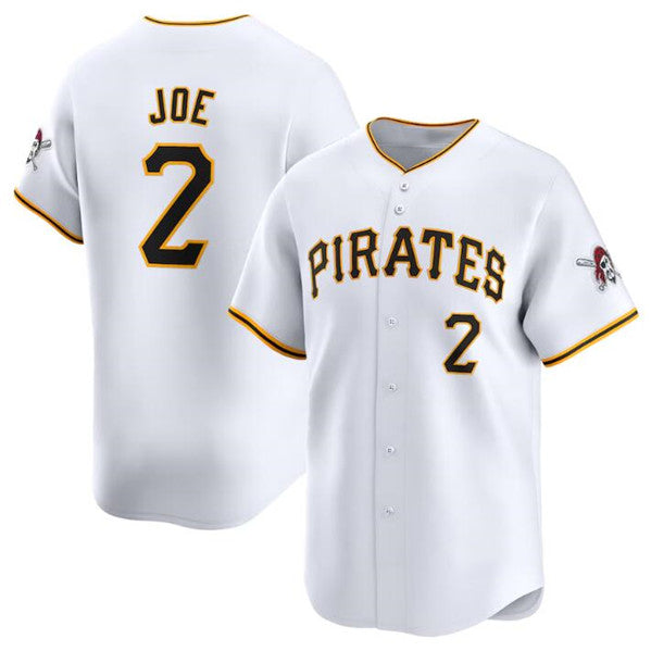 Pittsburgh Pirates #2 Connor Joe White AmberGomez Home Limited Stitched Jersey
