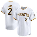 Pittsburgh Pirates #2 Connor Joe White AmberGomez Home Limited Stitched Jersey