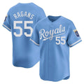 Kansas City Royals #55 Cole Ragans Player Light Blue AmberGomez Alt Limited Home Stitched Jerseys