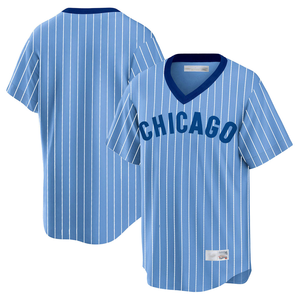Chicago Cubs Blue AmberGomez T-shirt Cooperstown Collection Limited Blank Player Stitched Jerseys