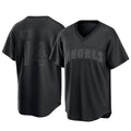 Los Angeles Angels #14 Logan O'Hoppe Player Black AmberGomez Pitch Fashion T-shirt Stitched Jerseys