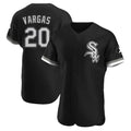 Chicago White Sox #20 Miguel Vargas Player Black AmberGomez Limited Elite Home Stitched Jerseys