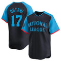 Los Angeles Dodgers #17 Shohei Ohtani Player Black AmberGomez National League All-Star Limited Home Stitched Jerseys