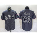New York Mets #39 Edwin Diaz Gray AmberGomez 2024 City Connect Cool Base Jersey 2