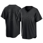 Chicago Cubs #9 Miguel Amaya Player Black AmberGomez T-shirt Home Game Stitched Jerseys