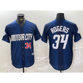 Detroit Tigers #34 Jake Rogers 2024 Navy AmberGomez City Connect Cool Base Limited Stitched Jerseys