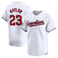 Cleveland Guardians #23 Bo Naylor White AmberGomez Home Limited Player Jersey 2