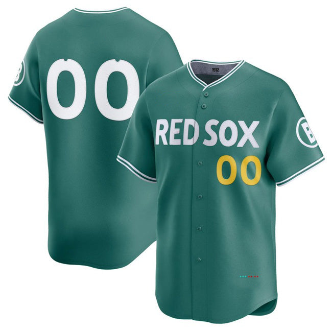 Custom Boston Red Sox ACTIVE PLAYER Green AmberGomez 2025 City Connect Limited Stitched Jersey