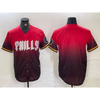 Philadelphia Phillies Blank Red Black AmberGomez 2024 City Connect Limited Stitched Jersey