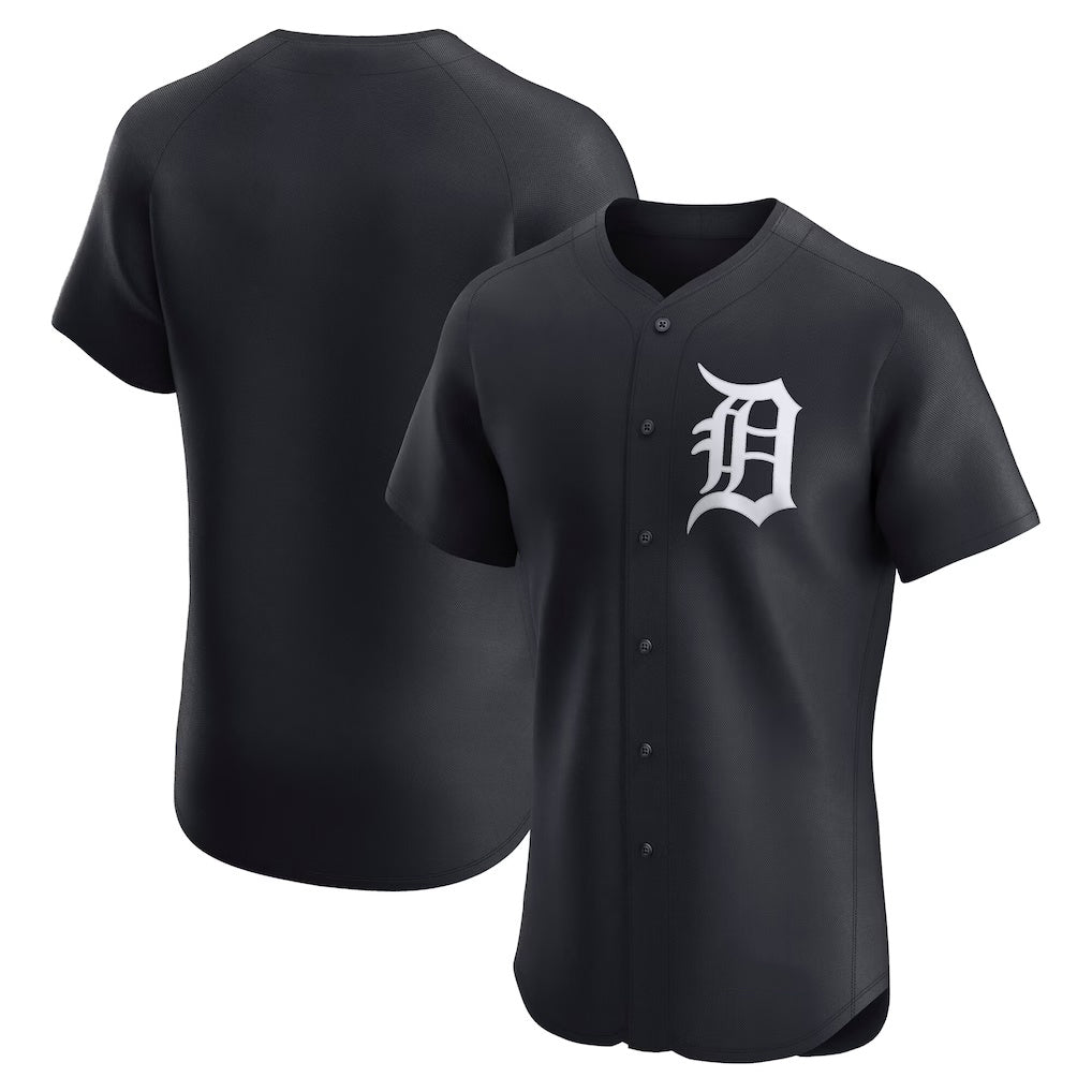 Detroit Tigers Navy AmberGomez Alternate 2 Elite Jersey