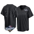 Los Angeles Dodgers #23 Kyle Tucker Player Black AmberGomez World Series Pitch Fashion T-shirt Stitched Jerseys