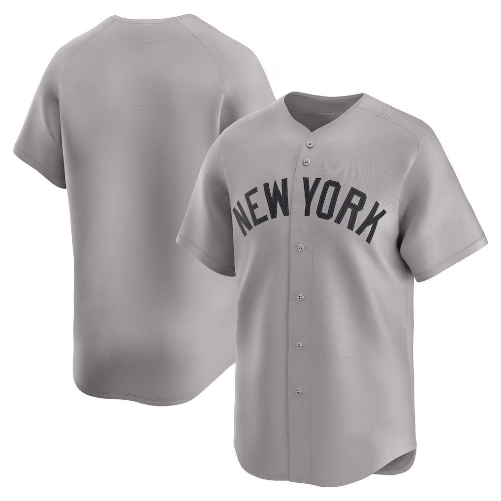 New York Yankees Gray AmberGomez Road Limited Jersey