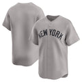New York Yankees Gray AmberGomez Road Limited Jersey