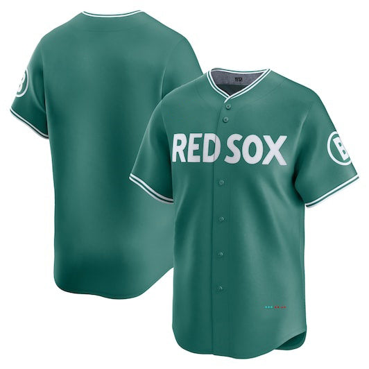 Boston Red Sox Blank Green AmberGomez 2025 City Connect Limited Stitched Jersey
