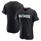 Baltimore Orioles Black AmberGomez City Connect Authentic Jersey