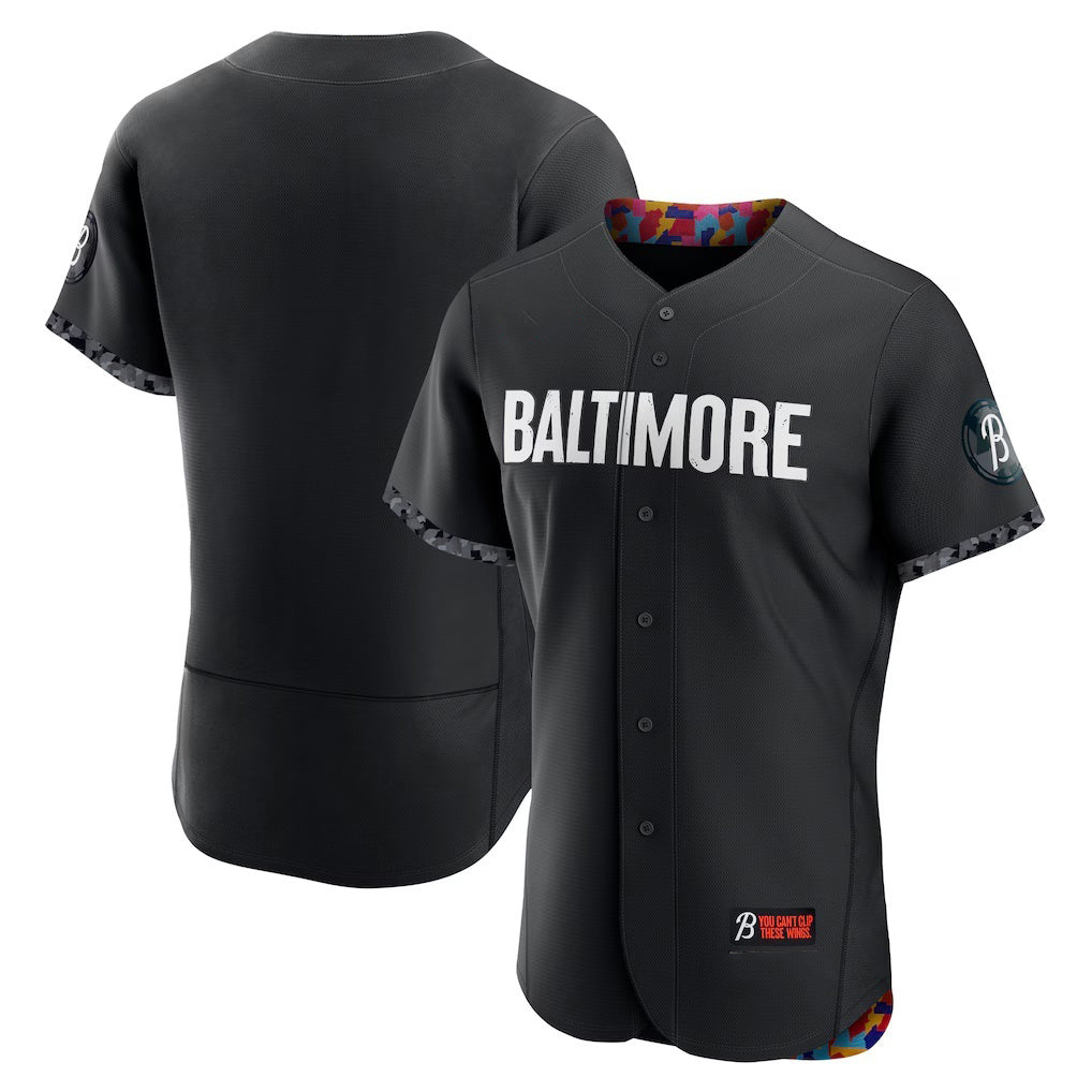 Baltimore Orioles Black AmberGomez City Connect Authentic Jersey