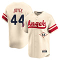 Los Angeles Angels #44 Ben Joyce Player Cream AmberGomez City Connect Limited Home Stitched Jerseys