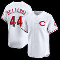 Cincinnati Reds #44 Elly De La Cruz White AmberGomez Alternate 2 Limited Player Jersey