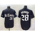 St. Louis Cardinals #28 Nolan Arenado Black AmberGomez 'Gothic Legacy Edition' Vapor Premier Limited Stitched Jersey