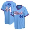 Atlanta Braves #44 Hank Aaron Powder Blue AmberGomez 2026 City Connect Stadium Jersey