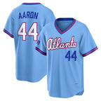 Atlanta Braves #44 Hank Aaron Powder Blue AmberGomez 2026 City Connect Stadium Jersey