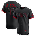 Cincinnati Reds #44 Elly De La Cruz Player Black AmberGomez City Connect Limited Elite Home Stitched Jerseys