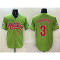 Philadelphia Phillies #3 Bryce Harper Light Green AmberGomez Phanatic Limited Stitched Jersey