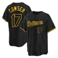 Baltimore Orioles #17 Colton Cowser Player Black AmberGomez Snake Skin City Home Game Stitched Jerseys