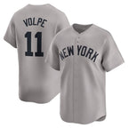 New York Yankees #11 Anthony Volpe Gray AmberGomez Away Limited Player Jersey