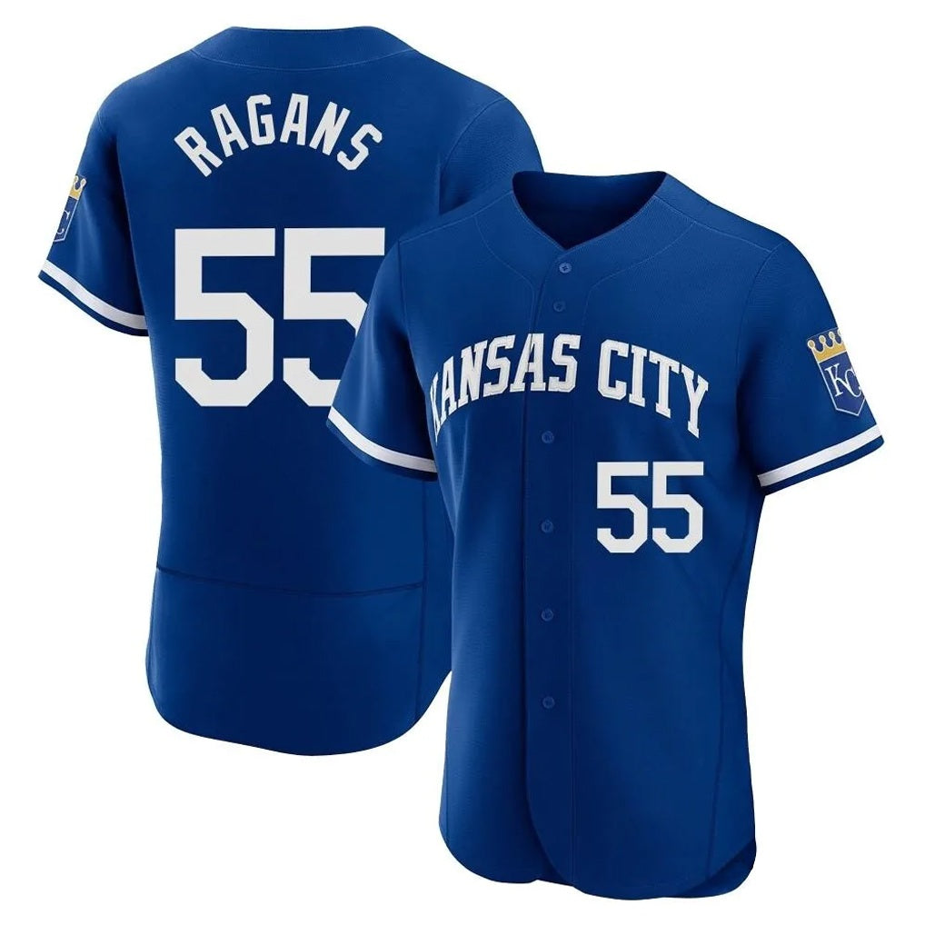 Kansas City Royals #55 Cole Ragans Player Royal AmberGomez City Connect Limited Elite Home Game Stitched Jerseys