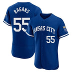 Kansas City Royals #55 Cole Ragans Player Royal AmberGomez City Connect Limited Elite Home Game Stitched Jerseys