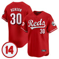 Cincinnati Reds #30 Ken Griffey Player Red AmberGomez Vapor Premier Limited Home Stitched Jerseys