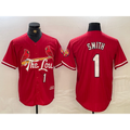 St. Louis Cardinals #1 Ozzie Smith Red AmberGomez 2024 City Connect Limited Stitched Jersey