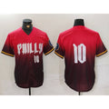 Philadelphia Phillies #10 JT Realmuto Red AmberGomez 2024 City Connect Limited Stitched Jersey 3