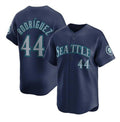 Seattle Mariners #44 Julio Rodr¨ªguez Navy AmberGomez Limited Stitched Jersey